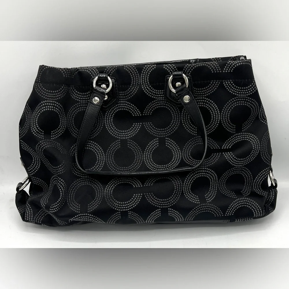 Coach Ashley Op Art Satchel - Picture 4 of 13